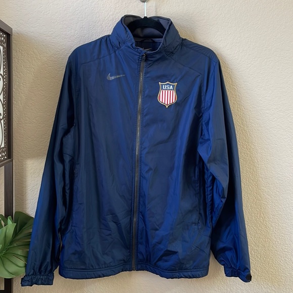 Nike Track Jacket, Navy Blue Windbreaker Sz s - Picture 1 of 4